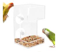 for Aquarium: 2.36x2.36x3.93 Inch Fish Tank Feeding Tray, Aquarium Fish Food Dispenser, Transparent Feeding Container | Shrimp Dispenser
