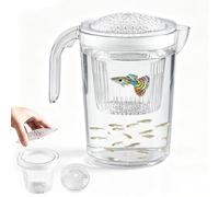 for Aquarium Breeding | Transparent Separator and Easy Pouring Spout, Fish Breeding with Lid, for Aquatic Animals Betta Shrimp Cichlid Protection Of Alevines