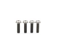 For Arashi Rearsets Universal Replacement Bolts Screws Titanium alloy M8 x 25mm x 1.25 mm Pitch Hex Allen Socket Head Pack of 4 Titanium Gray