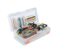 For Arduino Project Kit with 830 Breadboard Cable Resistors, Power Module, and Comprehensive Component Collection