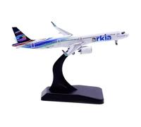 For Arkia Israel Airlines A321NEO Diecast Alloy Aircraft Model 1/400 Collectible Toy Aircraft