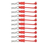 For Arrma 1/7 1/8 10Pcs Body Clip Retainer Shell Post Column Mount Clips Parts Bent Flexible R Pins Spare Toy Models Rc Parts