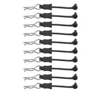 For Arrma 1/7 1/8 10Pcs Body Clip Retainer Shell Post Column Mount Clips Parts Bent Flexible R Pins Spare Toy Models Rc Parts