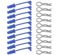 For Arrma 1/7 1/8 10Pcs Upgrade Body Clip Retainer Shell Post Column Mount Clips Parts Bent Springy R Pins RC Car RC Repairs Models Spare