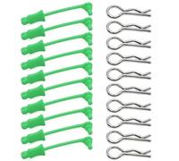 For Arrma 1/7 1/8 Body Shell Post Column Mount Bent Springy R Pins 10Pcs Body Clip Retainer Upgrade Parts RC Car Rc Accessories