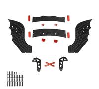 For ARRMA F1 For LIMITLESS 1/7 RC Car Carbon Fiber Diffuser Supports Rear Wing Support Frame Upgrade Repair Modify Parts RC Replacements Spare