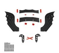 For ARRMA For F1 For LIMITLESS 1/7 RC Car Carbon Fiber Diffuser Supports Rear Wing Support Frame Upgrade Repair Modify Parts RC Replacements Spare