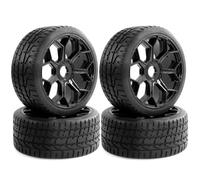For Arrma For Felony For Infraction 6S For BLX For Typhon 3S For MEGA550 Roller 4pcs 2.9'' Wheel Hub Tires OD 3.94'' Honeycomb RC Rims
