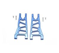 For Arrma For Granite For Senton Big For Rock For Vorteks 4wd 3s 1/10 Metal Front Suspension Arms Front Lower For Swing Arm Ar330443 Ar330543 RC Swing Arm Part(Blue)