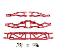 For Arrma For Kraton For Outcast 1/8 Aluminum Alloy Lower Upper Control Arm Set With Pivot Ball Bearings RC Car Repair Modify Parts Arms