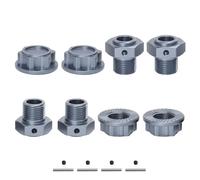 For Arrma For Kraton For Outcast 4S V2 For BLX For Mojave 1/10 1/8 Rc Car Metal 4Pcs 17mm Wheel Hex Hub Adapter Accessories Upgrade Parts RC Replacements Spare