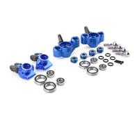 For Arrma For Kraton For Outcast For BLX 6S V5 1/8 Metal Front Steering Knuckle Rear Hub Carrier RC Car Upgrades Parts Accessories RC Car Steering Knuckle(Blue)