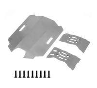 For Arrma For Mini For Mojave For Grom 1/14 Metal Stainless Steel Chassis Guard Protector Skid Plate Upgrade Parts Accessories Rc Parts