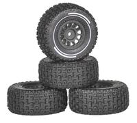For Arrma For Mojave 1/14 RC Remote Control Car Wheel Tire Set Traction Design 12mm Hex Hub Upgrade Modify Decoration Parts RC Replacements Spare