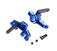 For Arrma For Mojave 4S 1/8 For Kraton For Outcast 4S 4X4 For BLX 1/10 Metal Steering Knuckle Steering Blocks RC Car Parts RC Car Steering Knuckle(Blue)