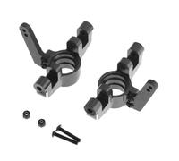 For Arrma For Mojave 4S 1/8 For Kraton For Outcast 4S 4X4 For BLX 1/10 Metal Steering Knuckle Steering Blocks RC Car Upgrade Parts RC Car Steering Knuckle(Black)