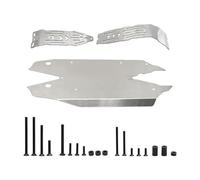 For Arrma For Mojave 4S 4X4 1/8 Metal Stainless Steel Chassis Protection Protector Skid Plate RC Car Upgrade Parts Rc Car Model Accessories