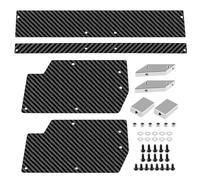 For Arrma For Vendetta 3S 1/8 Rc Car Upgrade Parts Carbon Fiber Alu Alloy Side Spoiler Rear Wing Plate Bracket Accessories RC Replacement Parts