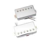 For Artec LPA210 for Aln-ico 5 Covered Humbucker Neck Bridge Pickups Set for Les Style Electric Guitar, Chrome