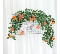 For artificiFor al Vine 185cm for Indoor Ceiling Corners For air Conditioner Pipe ConceFor alment For and Outdoor Trellis Use (B)