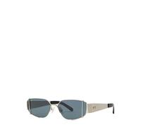 For Art's Sake Talia Rectangle-frame Sunglasses - Silver - One Size