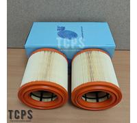 FOR ASTON MARTIN DB9 VOLANTE 6.0 V12 05-16 AIR FILTER TWIN PACK NEW