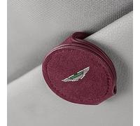 For Aston Martin V8 V12 Vantage DBS DBX DB11 DB9 Car Sun Visor Glasses Holder Emblem Car Sun Visor Holder Ticket Cards Clip Accessories,Red