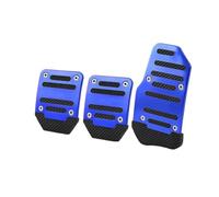 For Astra G H J F K For Insignia For Vectra C D For Zafira B For Antara For Corsa Manual Transmission Non-Slip Car Pedal Cover Set Kit Car Brake Pedal(Blue)