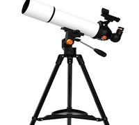 for Astronomy Beginners and Kids 80mm Astronomy Refractor s with Height Stainless Steel Tripod, Finder, 500 Focal Length