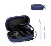 for ASUS ROG Cetra Open Case Cover,NOUKAJU Earphone Protective Cover(with Carabiner + Lanyard + Cleaning Pen) Drop-Proof,Scratch-Proof,Shock-Proof,Case for ASUS ROG Cetra Open Earbuds(Blue)