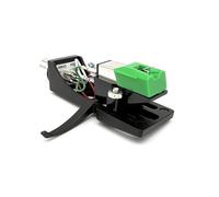 For AT95E Moving Magnetic Cartridge Stylus Aluminium Alloy Headshell Holder Connect For LP Vinyl Record Player Turntable Phonograph(Connect Kit Silver)