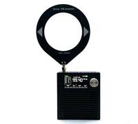 for ATS MINI SI4732 Radio Receiver with S3 Controller, 3000mAh Battery and Headphone Circuit Plus Version, Features 5W Speaker and Adjustable Backlight Display (black ring)