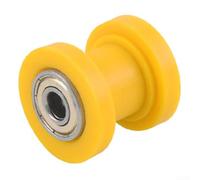 For ATV Dirt Bike Chain Roller Slider Tensioner with 8mm 10mm Adjustable Inner Diameter for Modifications (10mm Yellow)