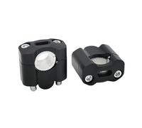 For ATV Motocross For Suzuki 22mm 28mm 7/8" 1-1/8 Motorcycle Handlebar Bar Clamps Risers(Black)
