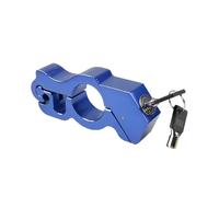For ATV Street Bikes Motorcycle Handlebar Lock Handlebar Brake Handle Solid Lock Steel Disc Lock(Blue)