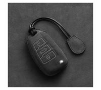 For Audi A1 A3 8P 8L A4 A5 B6 B7 A6 A7 C5 C6 4F Q3 Q5 Q7 Q8 TT S3 S4 S6 RS Suede Car Key Case Fob Key Chain Accessories