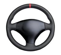 For Audi A2 8Z A3 8L Sportback A4 B6 For Avant A6 C5 A8 D2 TT 8N S3 S4 RS Artificial Leather Car Steering Wheel Cover Accessory(Red Blue2)