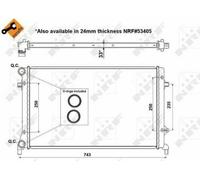 FOR AUDI A3 8P1 8PA 1.6 2.0 03 to 13 Radiator 1K0121251AR 1K0121251BQ