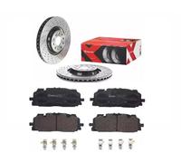 FOR Audi A3 Front Brembo Brake Discs and Pads (340 mm Vented Discs)
