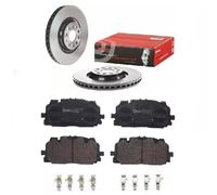 FOR Audi A3 Front Brembo Brake Discs and Pads (340 mm Vented Discs)