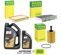 FOR AUDI A3 QUATTRO S LINE MK2 8P 3.2 PETROL MANN FILTER SERVICE KIT & 6L OIL