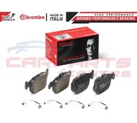 FOR AUDI A3 SEAT LEON VW GOLF 2020- REAR GENUINE BREMBO BRAKE PADS SET P85189