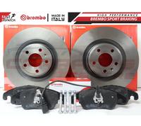 FOR AUDI A4 A5 S4 S5 Q5 08-11 FRONT GENUINE BREMBO COATED BRAKE DISCS PADS 345mm