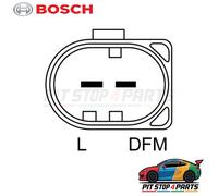 For Audi A4 Alternator Bosch 0986044330 166 mm Premium Graded 1994-2000
