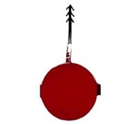 For Audi A4 B8 Accessories 2008-2012 Auto Front Bumper Towing Tow Hook Eye Cover Cap 8K0807241 8K0807241GRU(Red)