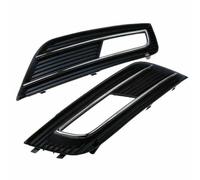 for Audi A4 B8 Quattro 2012-2015,Car Front Fog lamp Cover,Car Front Bumper Fog Light Lamp Grill Grilles Cover
