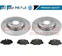 FOR AUDI A4 B9 8W 2015- REAR MEYLE PD SOLID BRAKE DISCS AND PADS PAD SET