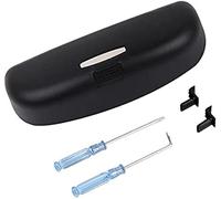 ,For Audi A4 B9 B8 A5 A6 C7 C8 C6 Q3 Q5 Q7 A3 8v 8p S3 A7 A8 Sportback Glasses Box Storage Holder Car Sunglasses Holder Case,Black