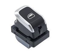 For Audi A4 Q5 B8 2008-2012 4 Pins Chome Power Window Control Switch Passenger Single Lifter Button 8KD959855 8KD959855A(8KD959855A)