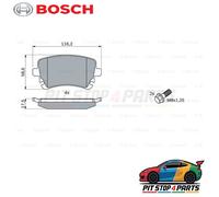 BOSCH 0 986 494 303 Brake pad set